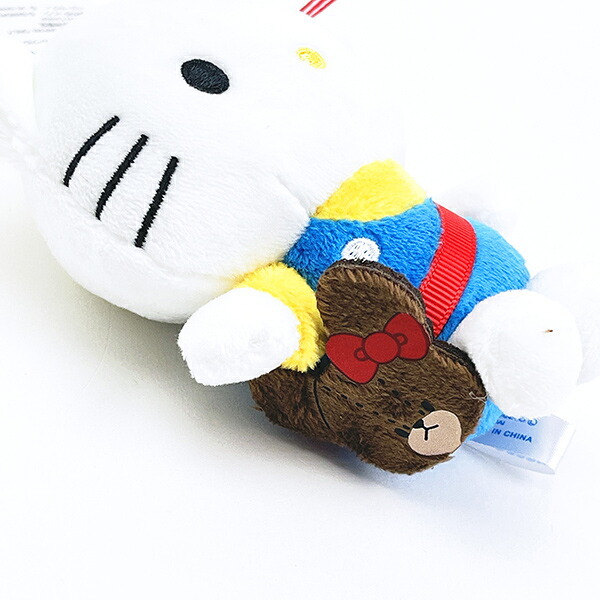 サンリオ ハローキティ ×くまのがっこう マスコット ぬいぐるみ Sanrio