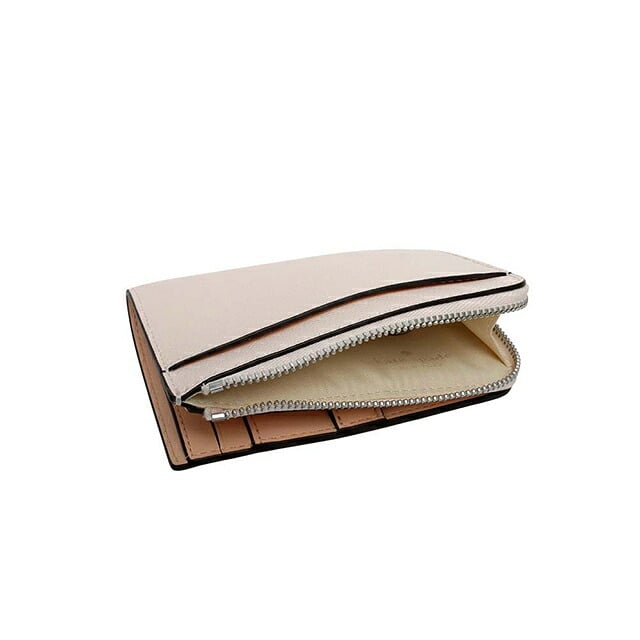 ケイトスペード KATE SPADE 二つ折り財布 二折財布スモール Lジップウォレット KN764-651 レディースピンク
