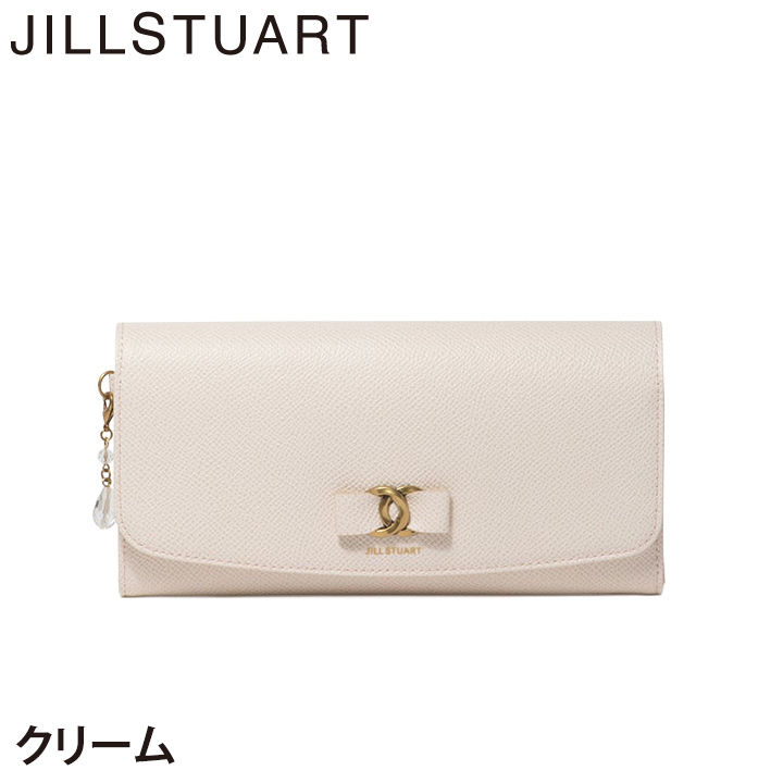 ジル スチュアート 財布 長財布 レディース 牛革 Honey かぶせ リボン 大容量 ギフト JILL STUART