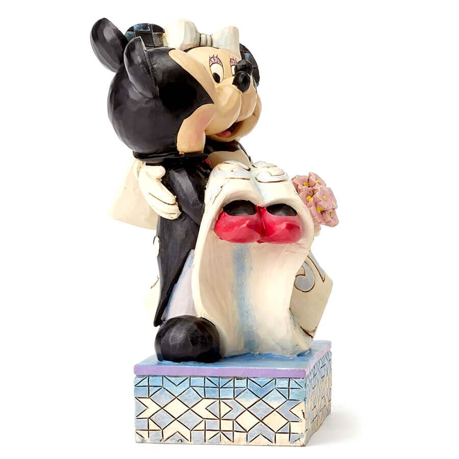 ミッキーとミニー 結婚式 ウェディング 16.8cm | ディズニー トラディションズ ジムショア グッズ フィギュア 人形 置物 彫刻 Jim Shore 正規輸入品