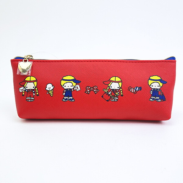 サンリオ パティ＆ジミー スリムペンケース レトロ サンリオキャラクターズ5 文具 Sanrio