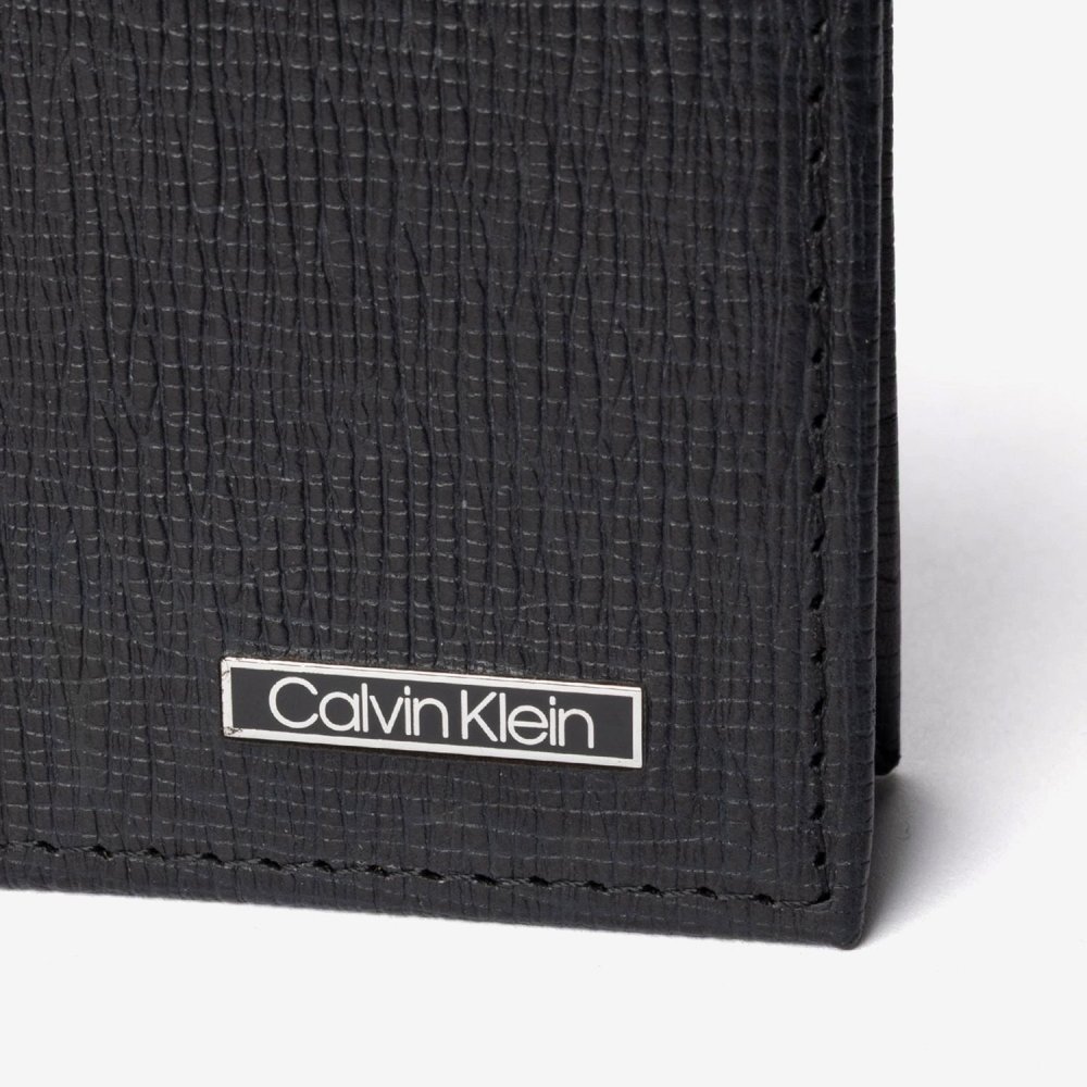 カルバンクライン Calvin Klein LEATHER CARD CASE レザーカードケース 31CK200003 二つ折り財布 メンズ 財布