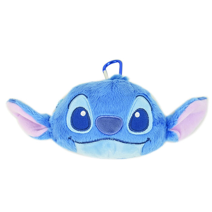Disney スティッチ バッグに付けられる ポーチチャーム ぬいぐるみマスコット カラビナ付き ミニポーチ 小物入れ バッグチャーム リロ＆スティッチ エンジェル ふわふわ 可愛い かわいい ディズニーキャラクター STITCH スクールバッグ 通学バッグ ポーチ チャーム