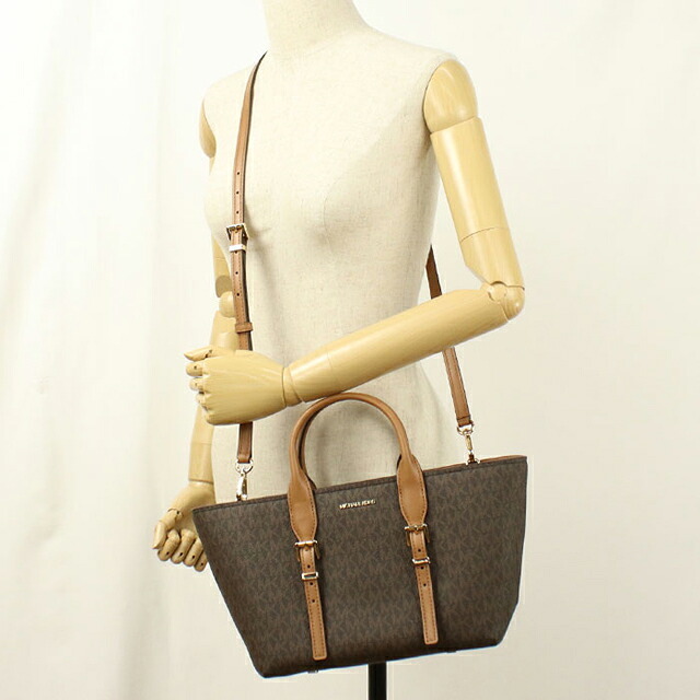 マイケルコース トートバッグ レディース ブランド MICHAEL KORS MOORE 2WAY 30R5G9OS1B ブラウン