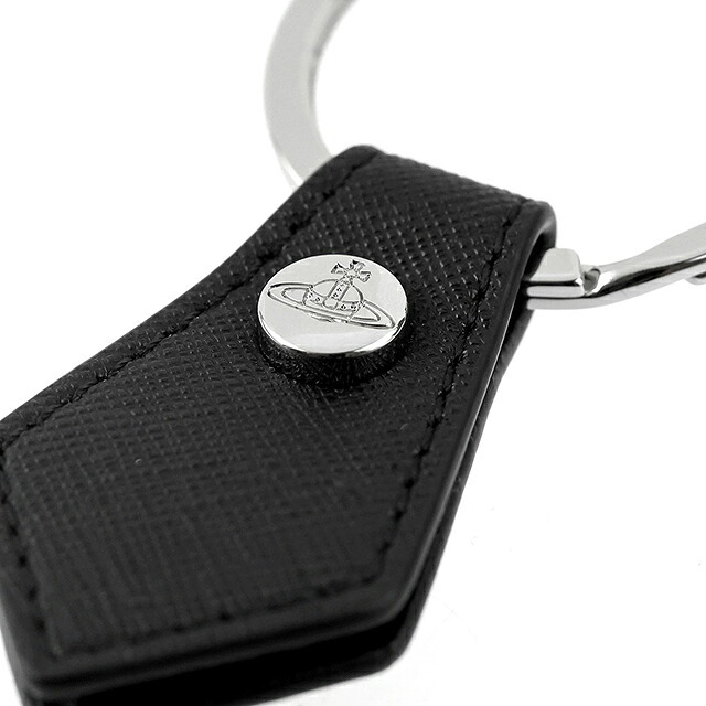 ヴィヴィアン ウエストウッド キーリング レディース ブランド Vivienne Westwood SAFFIANO ロゴ 8203010HU OM0009 N405 シルバー ビビアン