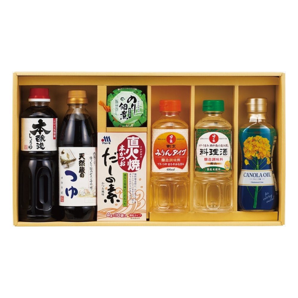 佃煮 調味料 バラエティ ギフトセット 7種入 調味料セット 醤油 だしの素 のり佃煮【北海道・沖縄県・離島 配送不可】