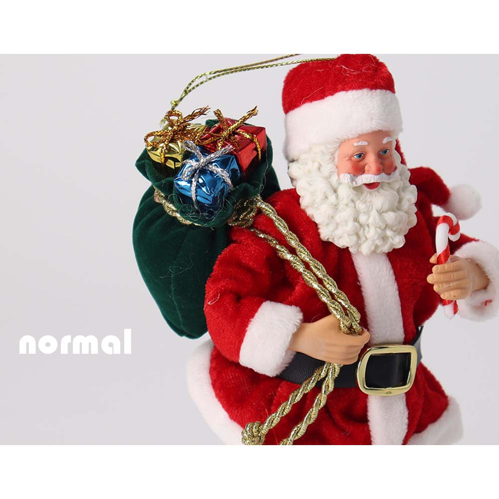 クリスマス 飾り サンタクロース オーナメント オーソドックス 吊り下げ 人形 軽量 テディベア かわいい ギフト プレゼント