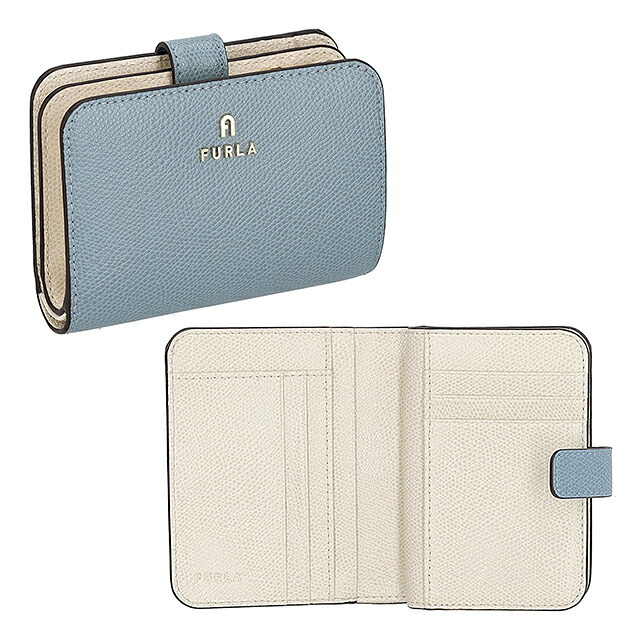 フルラ 二つ折り財布 二折財布 コンパクト レディース ブランド FURLA China WP00315-ARE000 5001S ダスティブルー