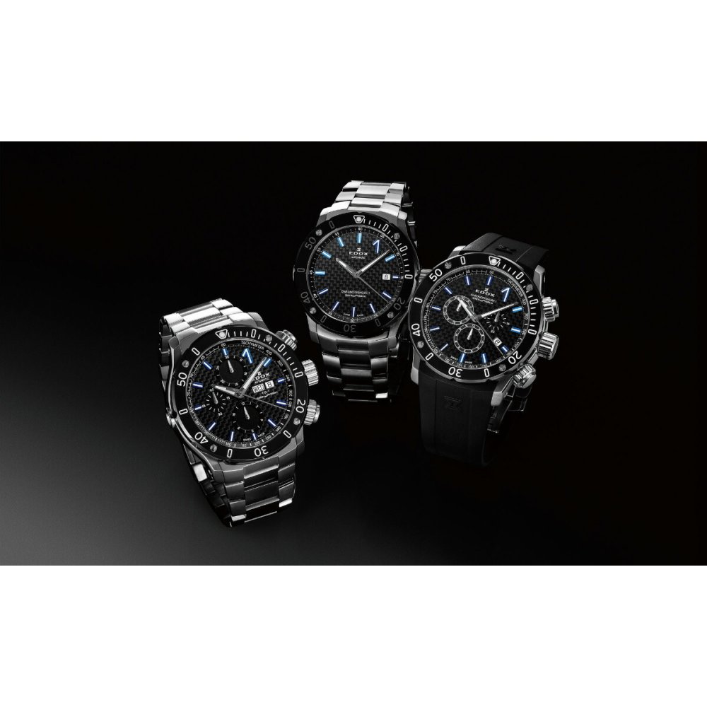 エドックス EDOX クロノオフショア1 クロノグラフ オートマティック 腕時計 メンズ 自動巻き 01122-3M-NIBU6 CHRONOFFSHORE-1