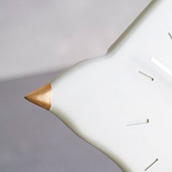 Welcome Bird Wall Clock IV[掛け時計 おしゃれ 北欧 壁掛け時計 鳥 モチーフ ウォールクロック 静音 スイーブ秒針 掛時計 カチカチ 音がしない インテリア 雑貨 壁飾り 時計 ウォールコレクション セット ナチュラル 可愛い]