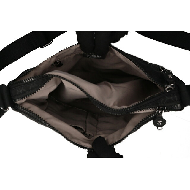 キプリング ショルダーバッグ レディース ブランド Kipling アルバー K12472-K59 Signature Emb 黒