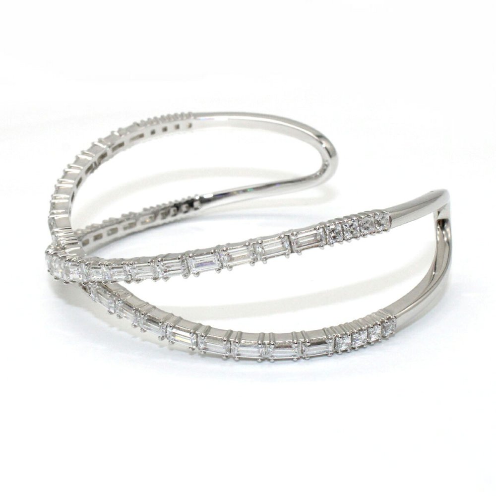 スワロフスキー swarovski ブレスレット Hyperbola バングル 5677626 ハイパーボラ アクセサリー レディース シルバー 海外正規品