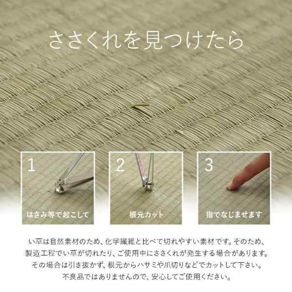置き畳 半畳 国産 い草 簡単 和室 約82×82cm 9枚組