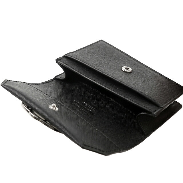ヴィヴィアン ウエストウッド カードケース コンパクト レディース ブランド Vivienne Westwood SAFFIANO ロゴ 51040067 L001N N402 BLACK ビビアン