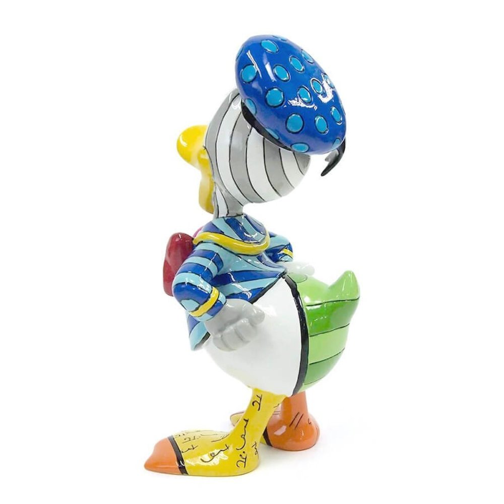 ドナルドダック ポップ Romero Britto 17.8cm | ロメロ・ブリット デザイン アート 正規輸入品