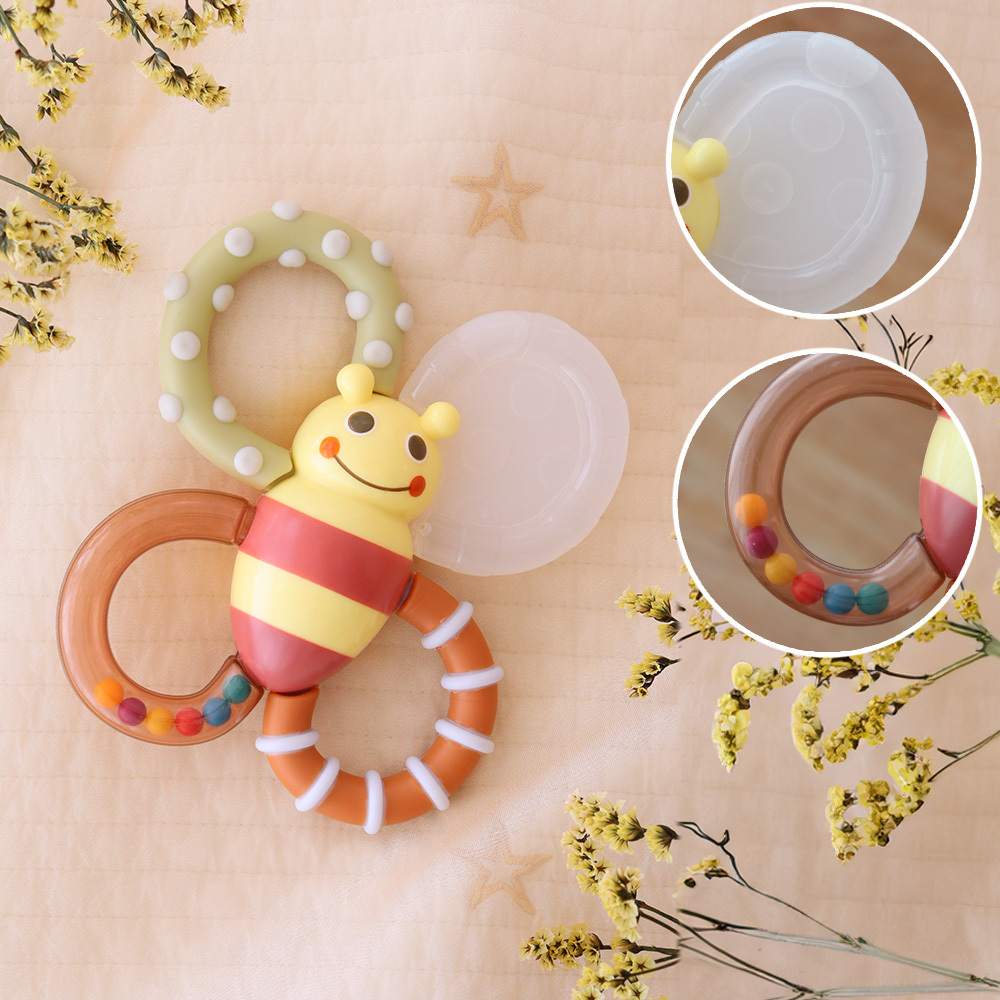 【出産祝い】カミカミみつばち はじめてのギフトセット my little bee | 出産祝い ギフトセット ベビーギフトセット  名入れ 歯固め スタイ タオル　赤ちゃん ミニタオル　ベビーソックス　靴下　お返し不要　気軽に贈れる　ちょっとした　出産祝い　プチギフト　送りやすい 男の子　女の子　友達　友人　同僚　職場　二人目　三人目　実用的　送料無料　ベビー