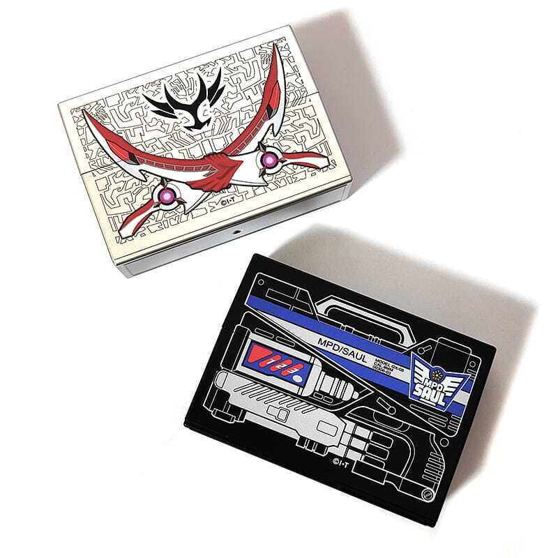 加熱式タバコ 対応 仮面ライダー アギト シガレットケース 選べる シャイニングカリバー GX-05 ケルベロス かっこいい アイコス ヒートスティック ハードケース 和風 おしゃれ たばこ シルバー ブラック カートリッジ 小物入れ メンズ ギフト プレゼント