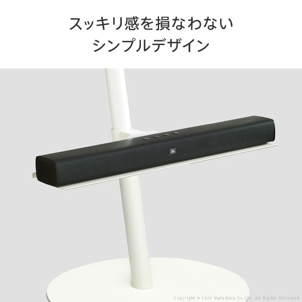 WALL SEVENSTAND セブンスタンド A2ハイ・ラージタイプ対応 サウンドバー棚板 Sサイズ 幅60cm テレビ台 テレビスタンド 部品 パーツ スチール製 WALLオプション スピーカー用 オーディオ用 シアターバー用 ウォール インテリアテレビスタンド