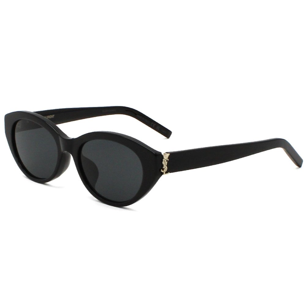 サンローラン Saint Laurent サングラス アジアンフィット UVカット アイウェア キャットアイ フォックス SL M148/F-001 メンズ レディース ユニセックス ブラック 国内正規品