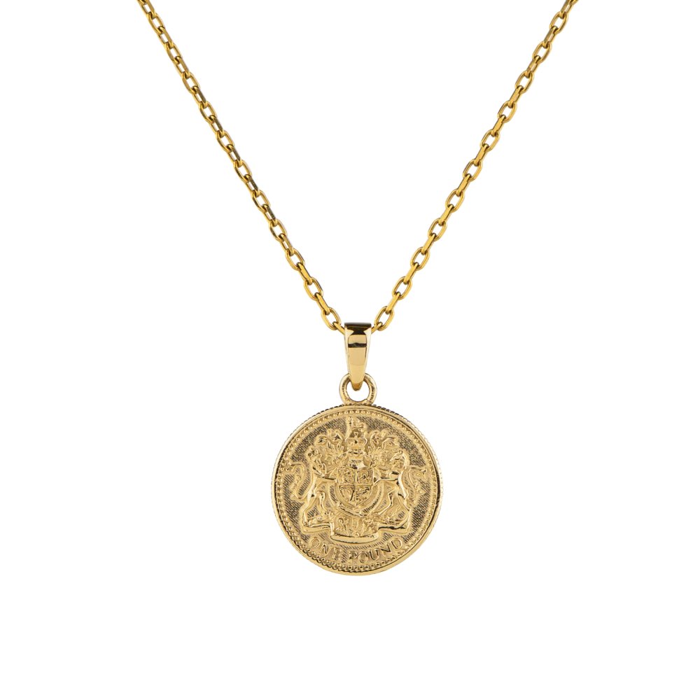 コインネックレス (エリザベス女王／英国王室紋章) Coin Necklace PUPE128 Dress Up ドレスアップ
