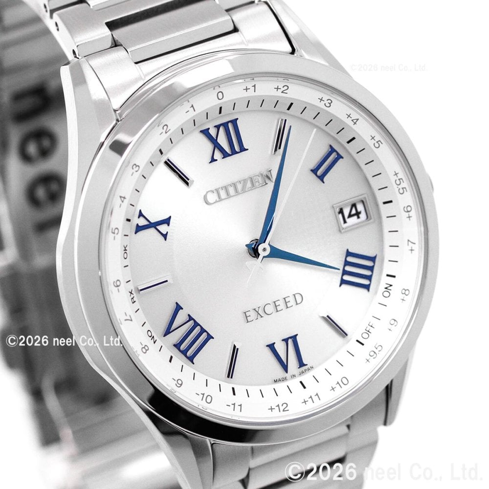 シチズン エクシード CITIZEN EXCEED エコドライブ ソーラー 電波時計 ダイレクトフライト 腕時計 ペアモデル メンズ CB1110-61A