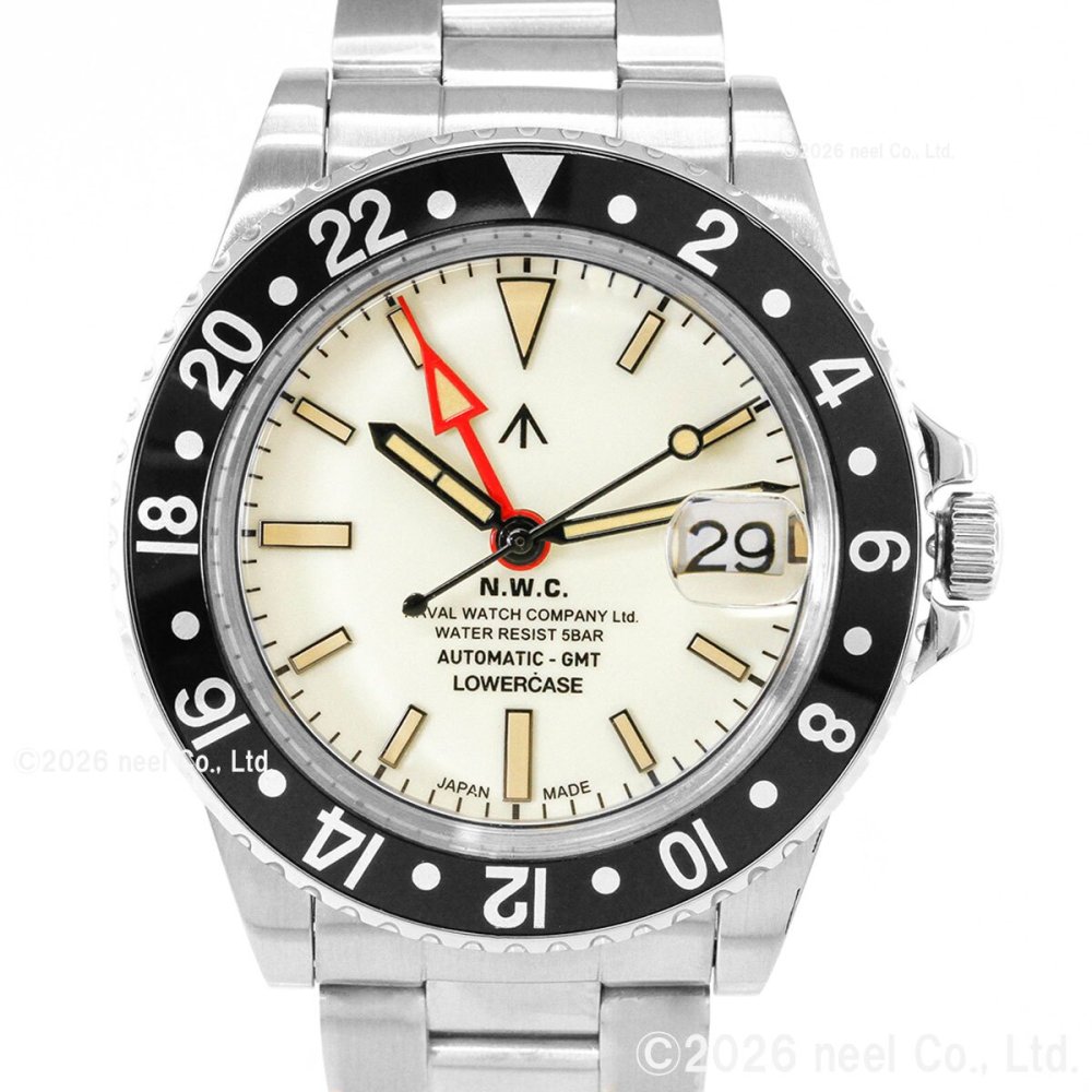 ナバルウォッチ NAVAL WATCH Produced By LOWERCASE ローワーケース FRXD002 腕時計 メンズ 自動巻き GMT