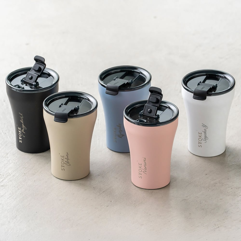名入れ タンブラー ストーク STTOKE 名入れ 名前入り タンブラー Sサイズ 8oz 240ml  漏れない 蓋付きタンブラー 保冷タンブラー 保温タンブラー ステンレスタンブラー スリムタンブラー おしゃれ タンブラー こぼれない タンブラー蓋付き 水筒 タンブラー デスクタンブラー オフィス 持ち運び タンブラー 2way 密閉タンブラー