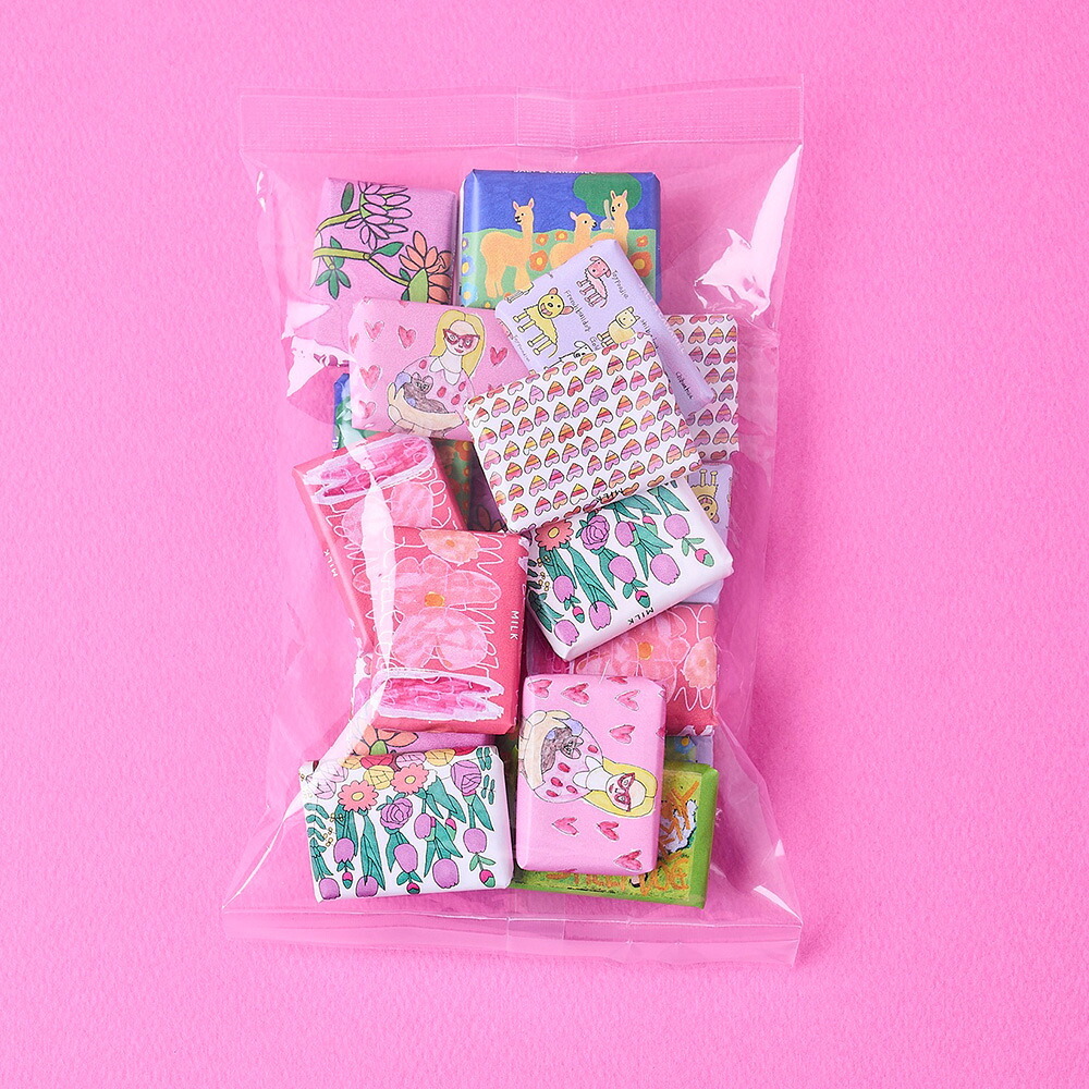第3世界ショップ Artisan パーティーパック ミルクチョコ  NR-04308 お菓子チョコレート/セット/おしゃれ/かわいい/パッケージ/アート/ギフト/ミルクチョコ/大容量/