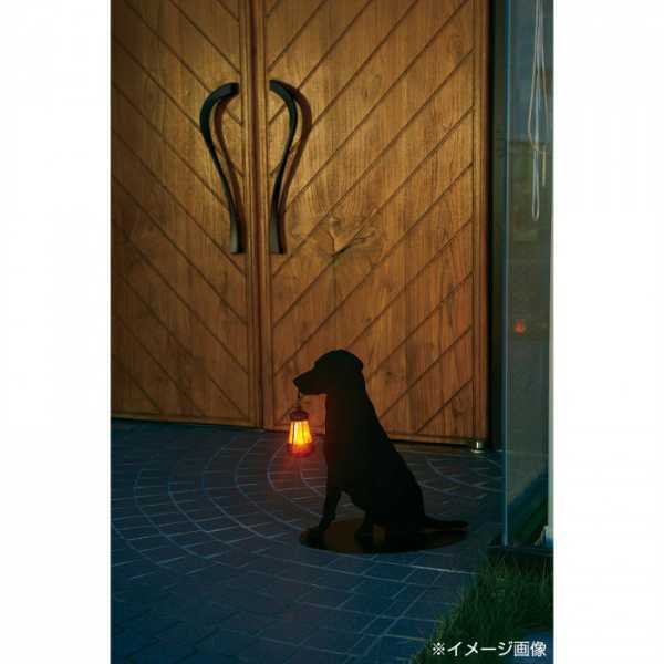 ソーラーライト 屋外 おしゃれ シルエット ドッグ 犬型 LED ガーデンライト 玄関灯 庭 玄関 エントランス 防雨 ガーデニング 雑貨 置物 オブジェ ライト センサーライト 自動点灯 セトクラフト