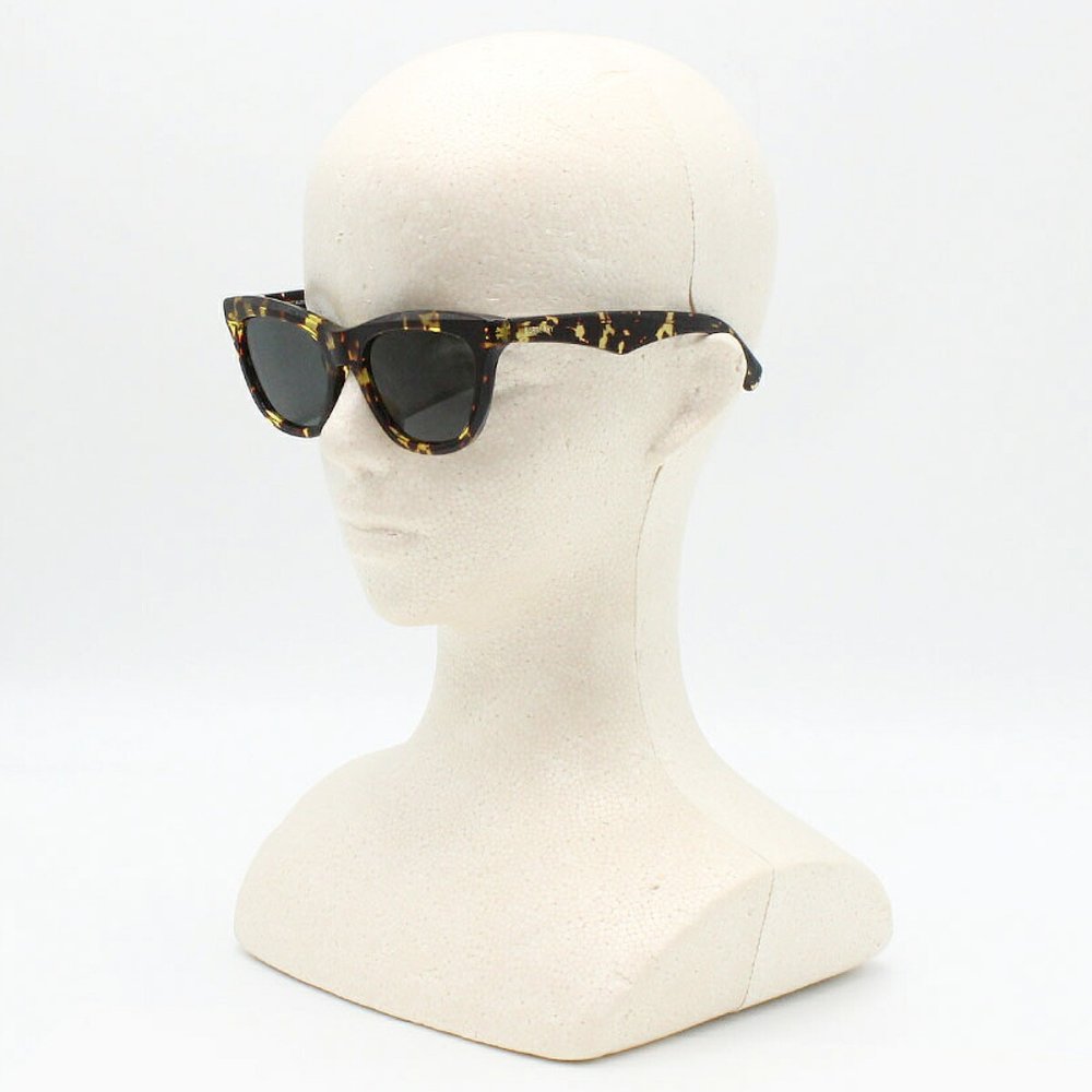 バーバリー BURBERRY サングラス アジアンフィット UVカット アイウェア キャットアイ 0BE4435F 410687 53 メンズ レディース ユニセックス イエローハバナ+ダークグレー 海外正規品