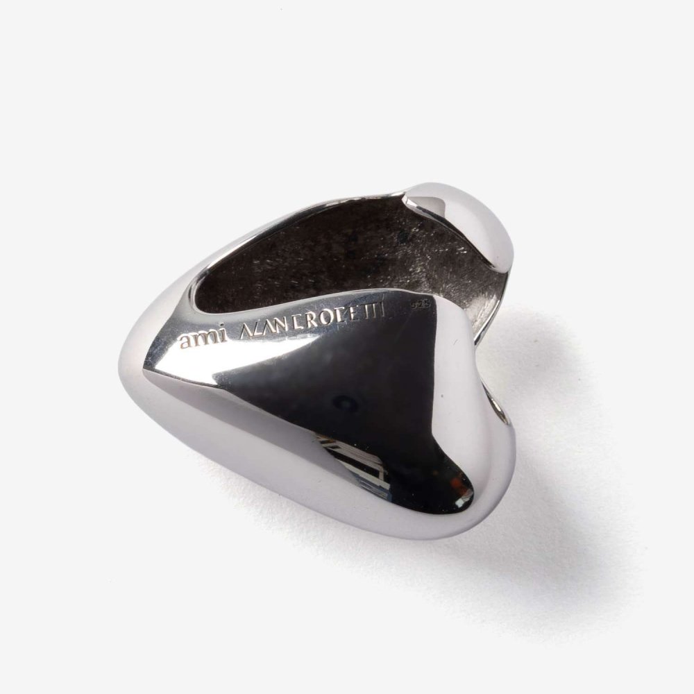 アミ パリス AMI PARIS METAL HEART EARCUFF XL R メタル ハート イヤーカフ UJW997.362 右耳 レディース アクセサリー シルバー