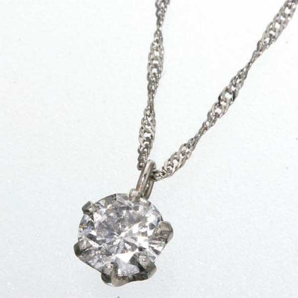 ネックレス レディース ダイヤモンド 0.2ct プラチナ ペンダント ダイヤ 一粒 シンプル ジュエリー アクセサリー 女性 妻 彼女 誕生日 記念日 クリスマス ギフト プレゼント 贈り物