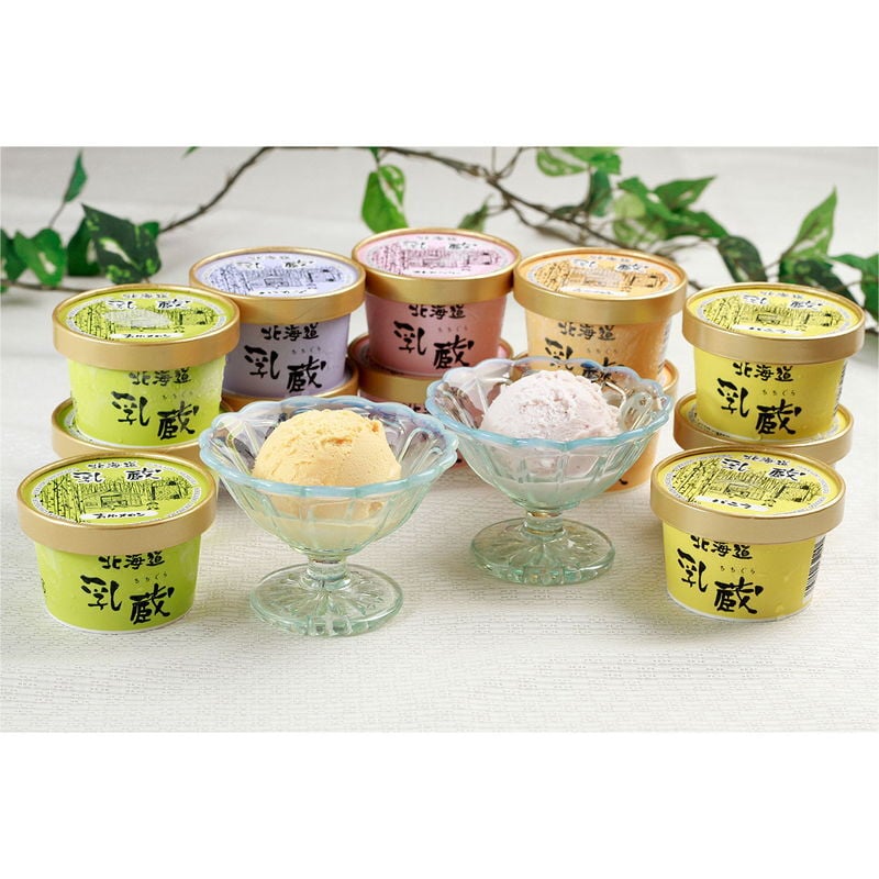 乳蔵 北海道アイスクリーム5種14個 (110139) [お中元][お歳暮] ※送料無料(北海道・沖縄・離島への配送不可)