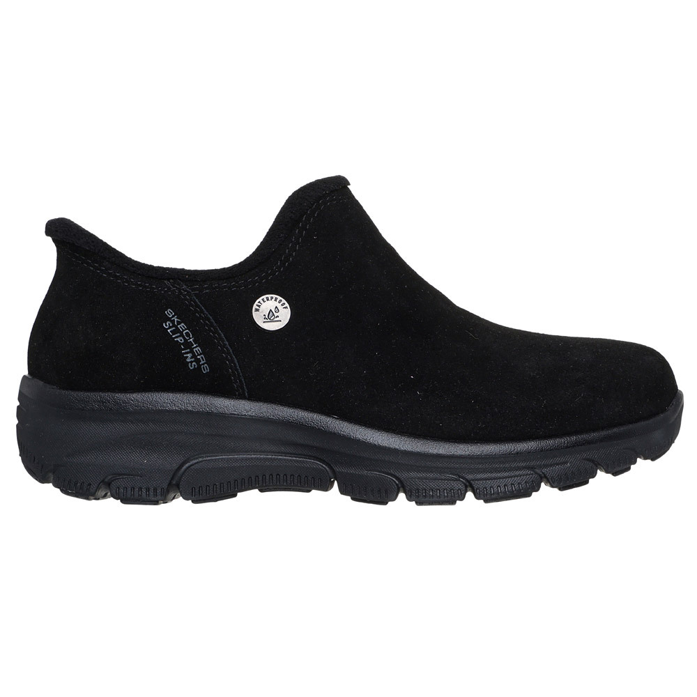 スケッチャーズ スリップインズ レディース 防水 ウォータープルーフ イージー ゴーイング ウィンター ウィンド SKECHERS Slip-ins ブーツ レザー スエード ハンズフリー ノーマル幅 169158