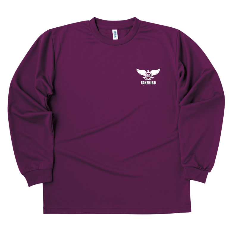 【名入れ】卒寿祝い 長袖 ドライTシャツ イーグル Aタイプ プレゼント 男性 女性 メンズ レディース 名入れ無料 お祝い サプライズ 記念品 90歳 90代