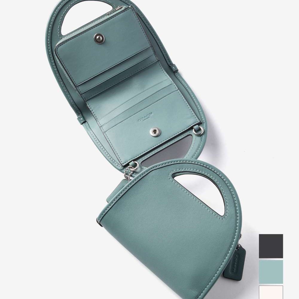 コーチ COACH TOP HANDLE CARD CASE トップ ハンドル カードケース CT879 チェーンウォレット コインケース 小銭入れ レディース 財布 小物