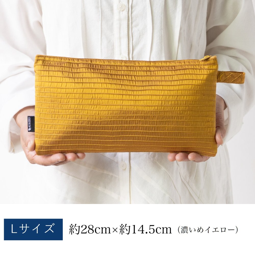 母 プレゼント シルクピンタックラッキーポーチ ポーチ シルク 財布入れ 現金 ケース 通帳ケース ゴールド 祖母 誕生日プレゼント 母親 おばあちゃん 義母 お母さん 女性 60代 70代 80代 90代 シニア 誕生日 金運 開運 タイシルク 絹 母の日 敬老の日 喜寿 古希 傘寿 米寿
