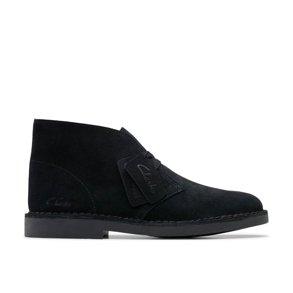 クラークス デザートブーツ エヴォ レディース 靴 ショートブーツ スエード Clarks Desert Bt Evo 26182930 26182928 黒 ブラック ダークサンド