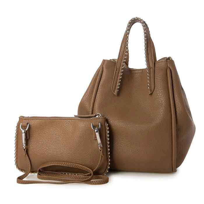 カシュカシュ cache cache トートバッグ 通販 ショルダーバッグ 2way レディース 斜めがけ フェイクレザー トートバック ショルダーバック 大容量 バック バッグ ポーチ付き きれいめ おしゃれ シンプル 無地 肩掛け 合成皮革 通勤 通学 鞄