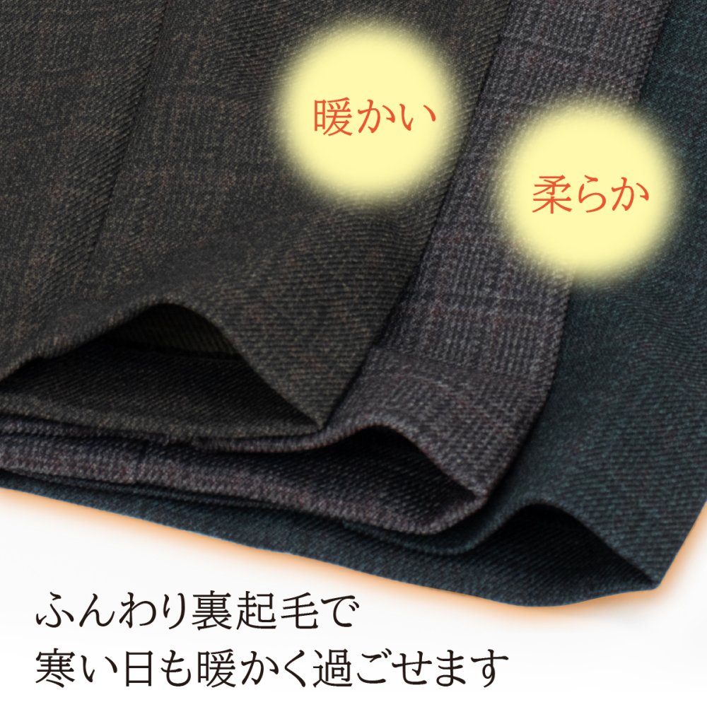 シニア 婦人服 おばあちゃん プレゼント シニアファッション 裏起毛 パンツ レディース 80代 70代 日本製 総ゴム 送料無料 高齢者 服 格子 冬 暖 S M L LL 3L 4L 5L あったかい 股下55cm レディースパンツ あったかパンツ シニアパンツ 【9597】