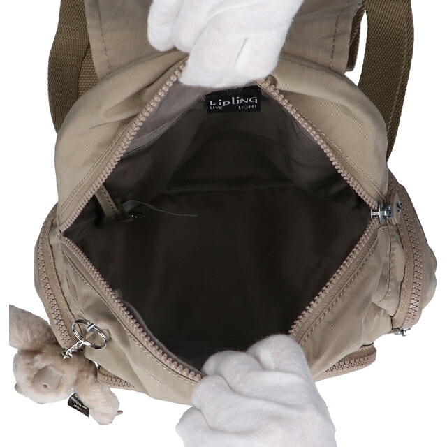 キプリング リュック レディース ブランド Kipling シティジップ ミニ バックパック リュックサック スクールバッグ  KI6046-4PW Soft Taupe