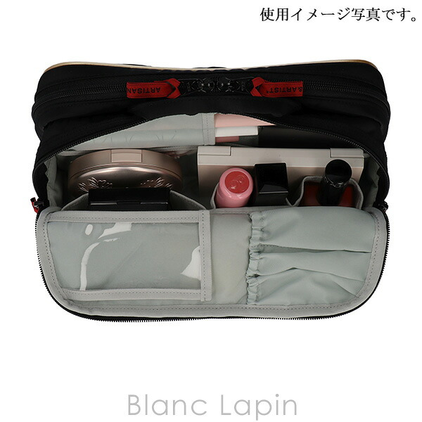 アルティザン＆アーティスト ARTISAN＆ARTIST 大きめサイズのスロープシェイプ・ポーチ 6WP-HK120 ハロー・キティ #ブラック コスメポーチ/バッグ