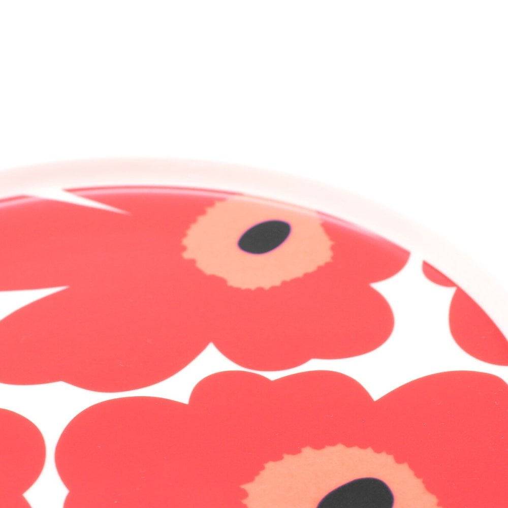 マリメッコ ウニッコ プレート 20cm ホワイト/レッド marimekko UNIKKO 皿 食器 ギフト 耐熱 電子レンジ対応 結婚祝い プレゼント 贈り物