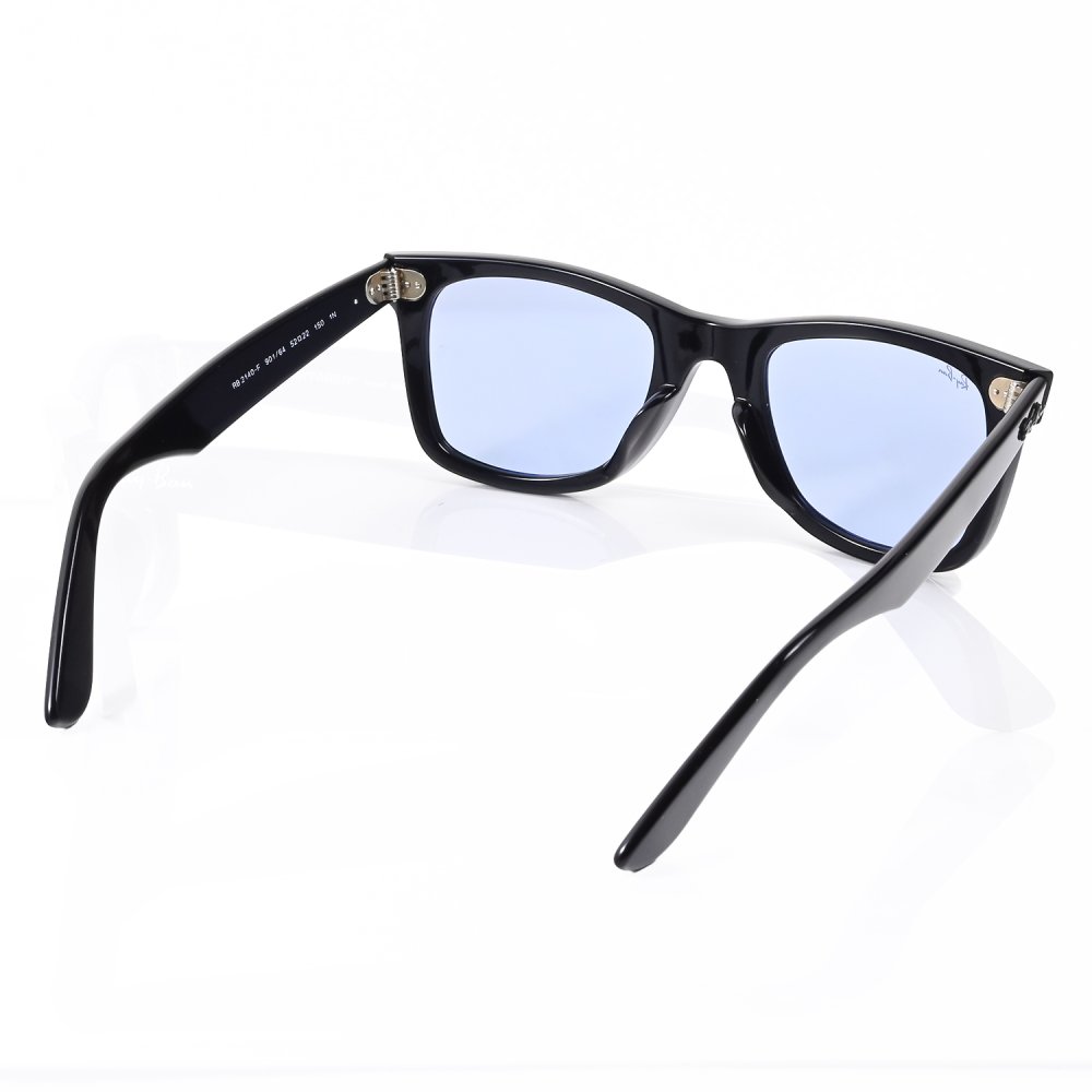 レイバン Ray-Ban サングラス オリジナル ウェイファーラー 52サイズ ローブリッジフィット アジアンフィット ウェリントン スクエア型 男女兼用 メンズ レディース ブルーグレー RB2140F 901 64 52 150 1N 【スペシャルラッピング660円(別売り)】送別会 誕生日 お中元 結婚祝い 結婚式 高級 父の日 母の日 ホワイトデー