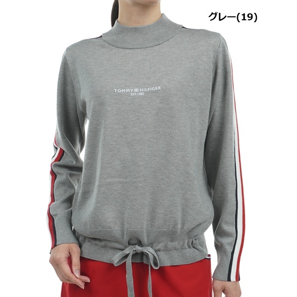 トミーヒルフィガー ゴルフ レディース トリコライン ハイネックセーター TOMMY HILFIGER GOLF THLA471 秋冬モデル お誕生日祝い お祝い 記念品 30代 40代 50代 60代 母の日 お母さん 還暦祝い 敬老の日 彼女 人気プレゼント プレゼント