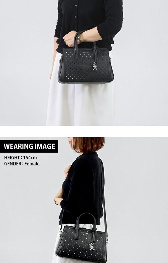 マイケルコース ハンドバッグ レディース ブランド MICHAEL KORS レイラ 2WAY 30R6S9IS1E-001 BLACK