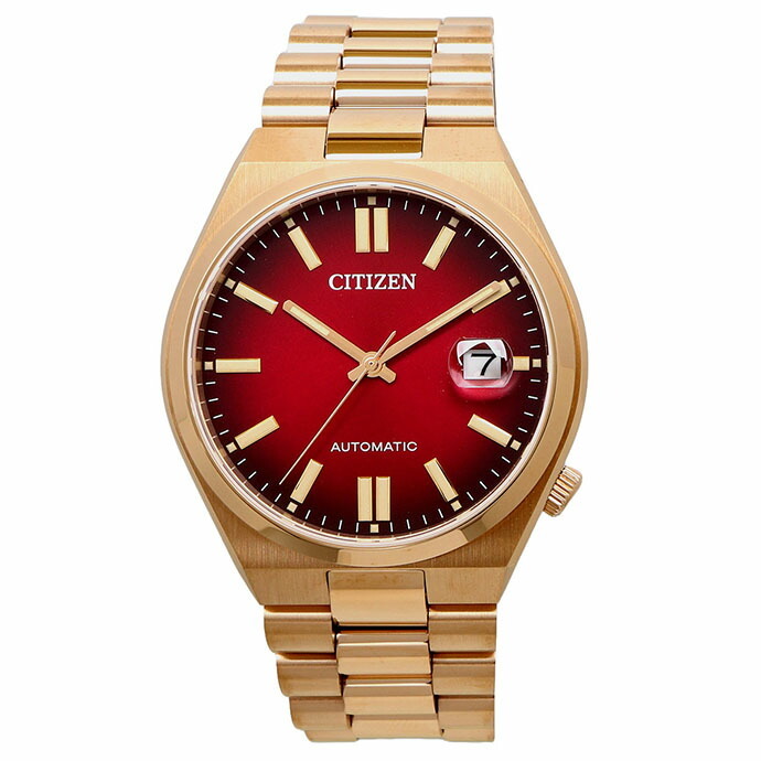 CITIZEN 腕時計 シチズン 時計 ウォッチ シチズン コレクション TSUYOSA Collection ツヨサ コレクション 自動巻き メカニカル レッド ゴールド メンズ NJ0153-82X [並行輸入品]