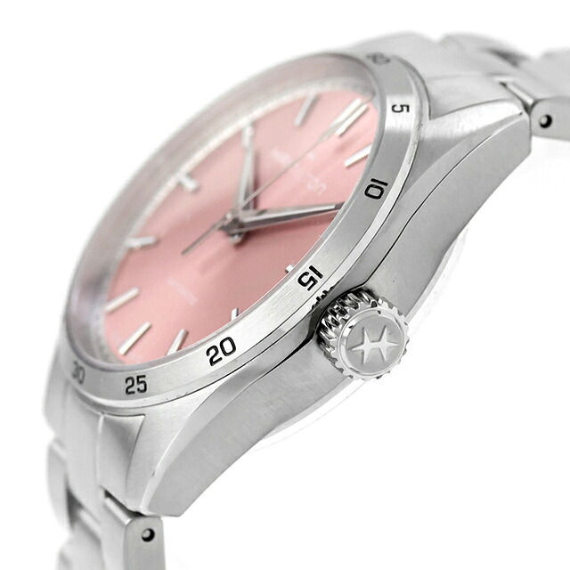 ハミルトン ジャズマスター パフォーマー オート 34mm 自動巻き 腕時計 ブランド メンズ レディース HAMILTON JAZZMASTER H36105171 アナログ ピンク