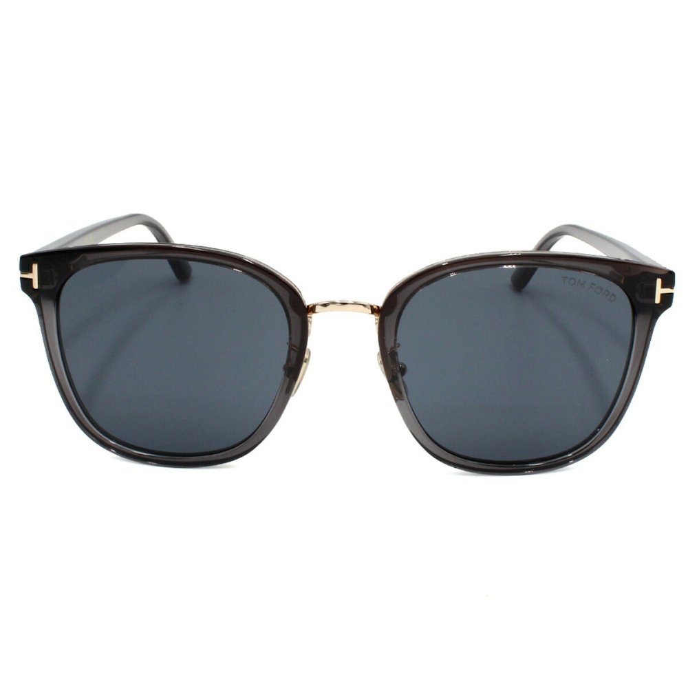 トムフォード TOM FORD サングラス UVカット FT0968-K/S 20A 56 メアジアンフィット アイウェア ウェリントン メンズ レディース グレー(クリア)