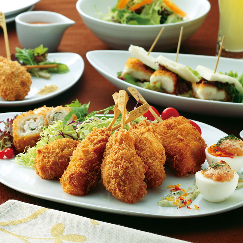 博多華味鳥 串揚げセット (KA-A1) [お中元][お歳暮] ※送料無料(北海道・沖縄・離島への配送不可)